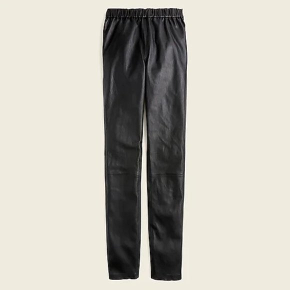 J.Crew Collection Leather Legging - Picture 1 of 10